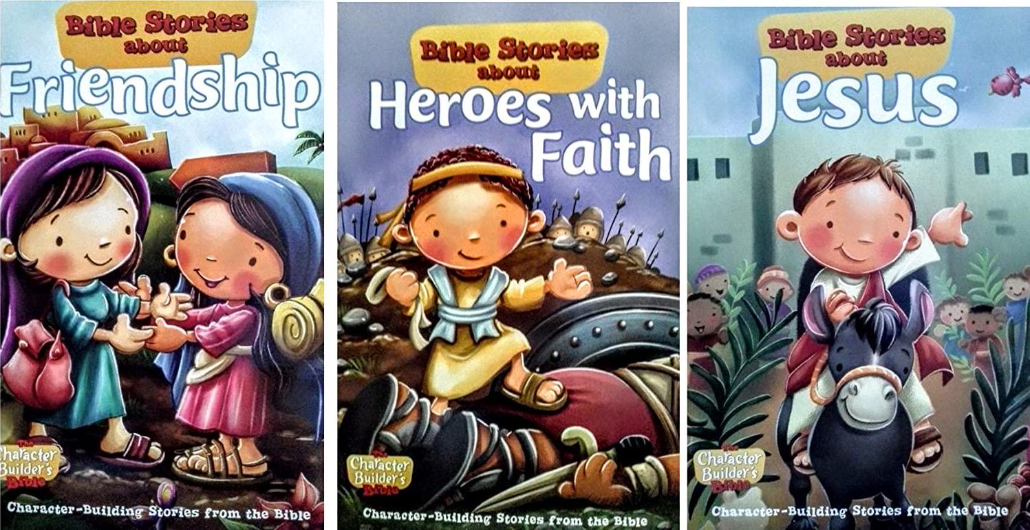 Greenbrier International, Greenbrier International Character Builder's Bible Stories About Friendship, Heroes and Jesus Paperback Books - Set of 3
