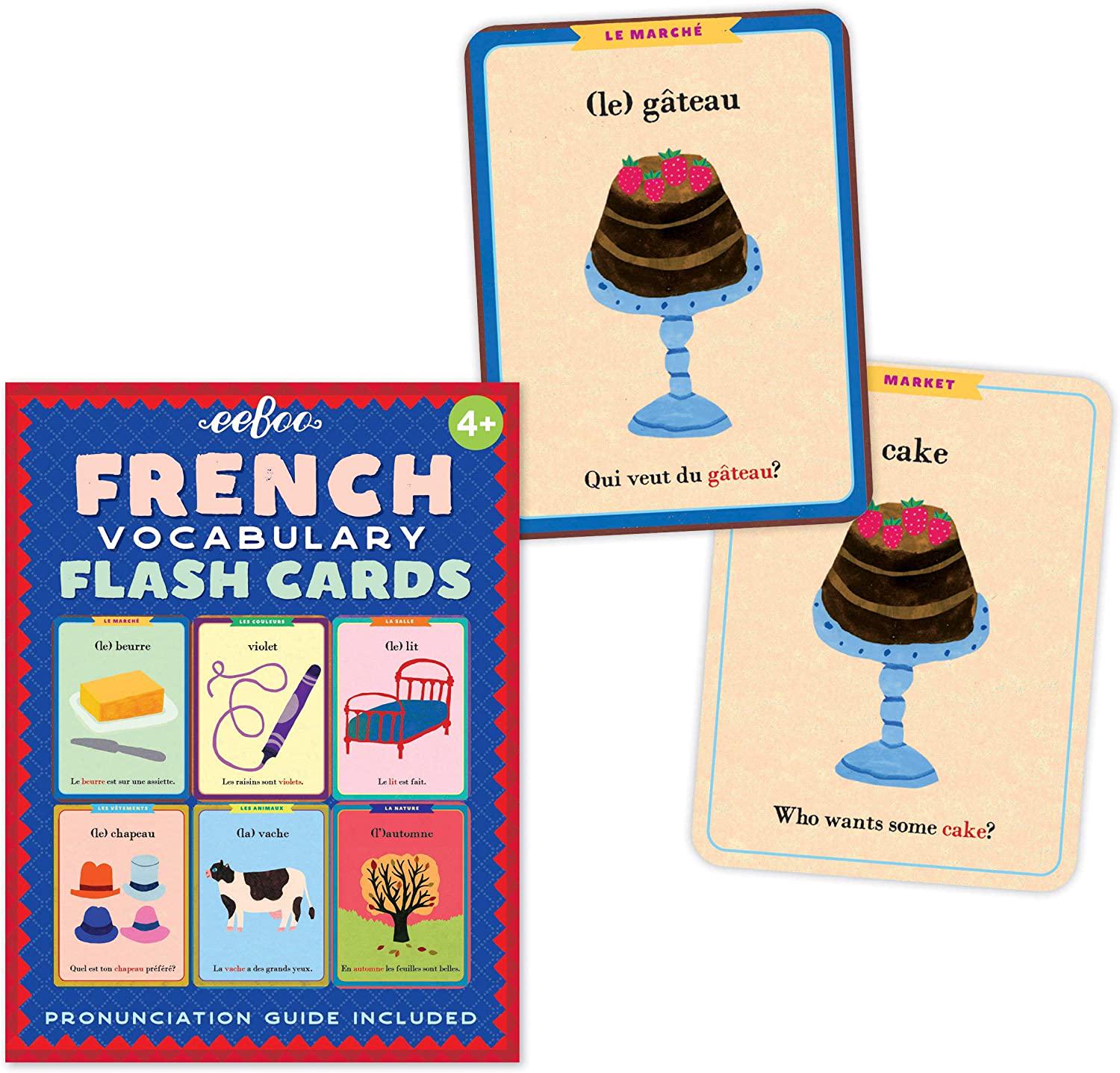 eeBoo, eeBoo French Flash Cards for Kids