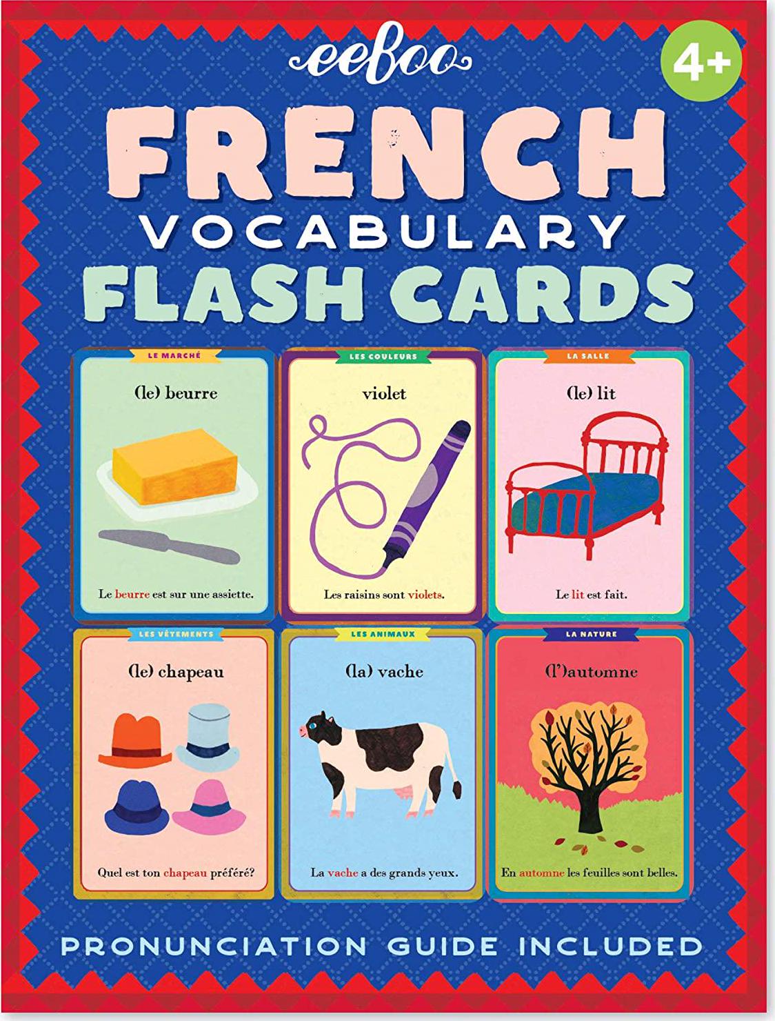 eeBoo, eeBoo French Flash Cards for Kids