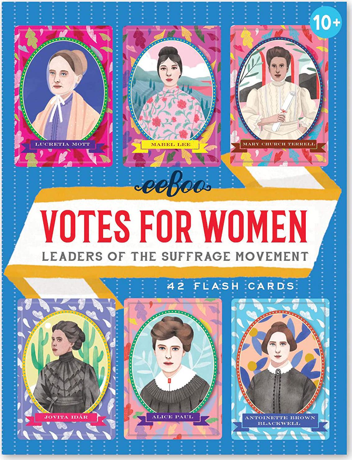 eeBoo, eeBoo's Votes for Women Educational Flashcards for Kids